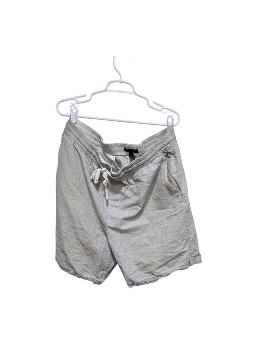Banana Republic Factory Gray Pinstripe Drawstring Shorts XL
